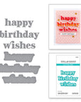 Spellbinders - Out and About Collection - Dies - Happy Birthday Wishes-ScrapbookPal