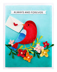 Spellbinders - Out and About Collection - Dies - Love Note Bird-ScrapbookPal