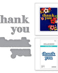 Spellbinders - Out and About Collection - Dies - Thank You-ScrapbookPal