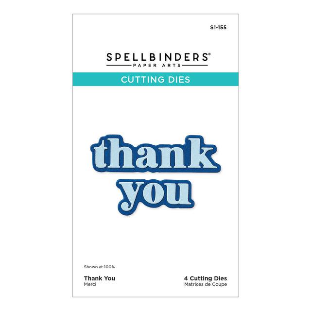 Spellbinders - Out and About Collection - Dies - Thank You-ScrapbookPal