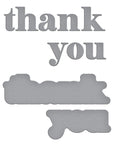 Spellbinders - Out and About Collection - Dies - Thank You-ScrapbookPal