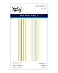 Spellbinders - Photosynthesis Collection - Glimmer Hot Foil Plate - Modern Stripes-ScrapbookPal