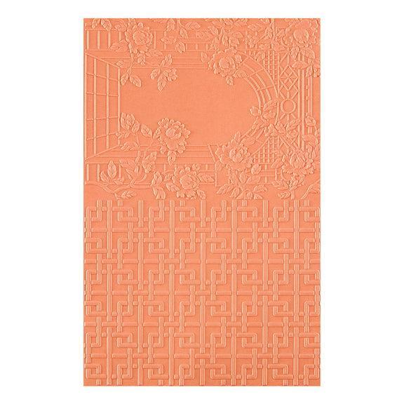 Spellbinders - Regal Reflections Collection - 3D Embossing Folder - Regal Lattice-ScrapbookPal