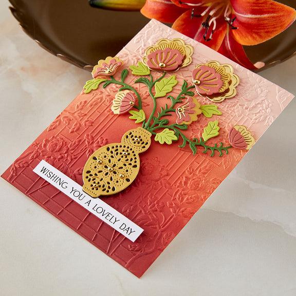 Spellbinders - Regal Reflections Collection - Clear Stamps - Lasting Impressions-ScrapbookPal
