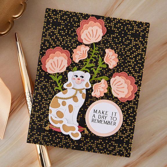 Spellbinders - Regal Reflections Collection - Clear Stamps - Lasting Impressions-ScrapbookPal