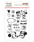 Spellbinders - Say Cheese Classic Mouse Christmas Collection - Clear Stamps - Simple Stories Say Cheese Classic Mouse Christmas-ScrapbookPal