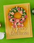 Spellbinders - Say Cheese Classic Mouse Christmas Collection - Dies - Classic Mouse Holiday Wreath-ScrapbookPal