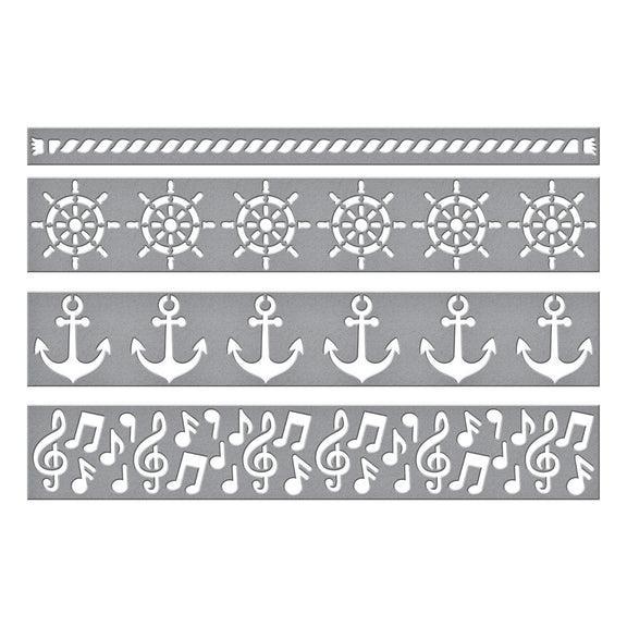 Spellbinders - Say Cheese Classic Mouse - Dies - Classic Mouse Borders-ScrapbookPal