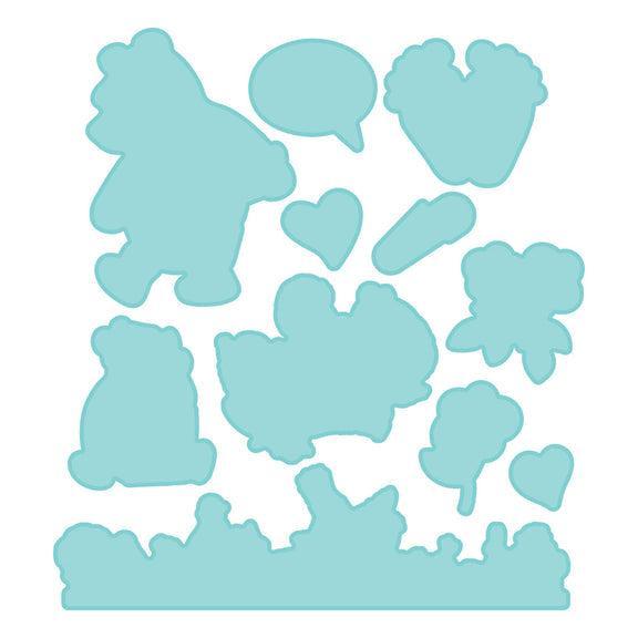 Spellbinders - Say Cheese Classic Pooh Baby Collection - Dies - Bundle of Joy-ScrapbookPal