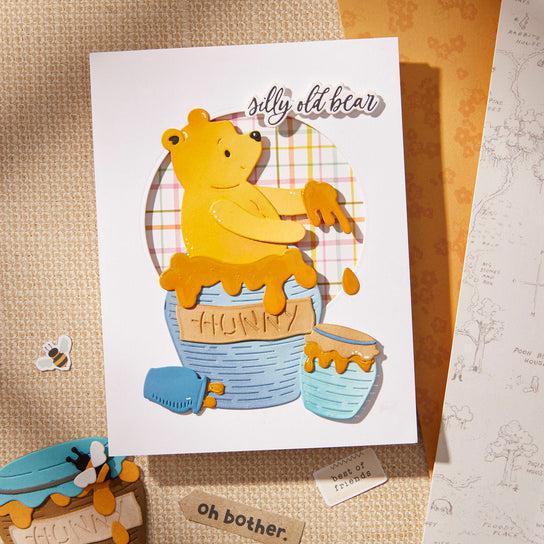 Spellbinders - Say Cheese Classic Pooh Collection - Dies - Pooh's Hunny Pot-ScrapbookPal