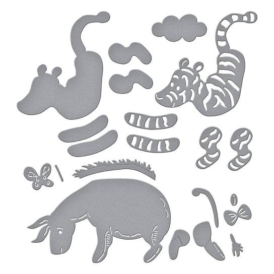 Spellbinders - Say Cheese Classic Pooh Collection - Dies - Tigger & Eeyore-ScrapbookPal