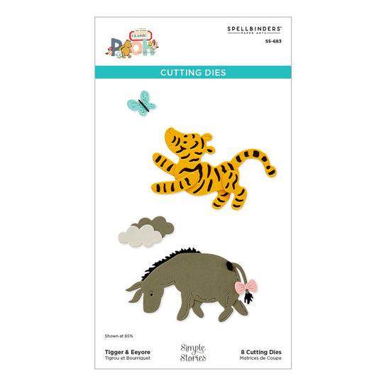 Spellbinders - Say Cheese Classic Pooh Collection - Dies - Tigger &amp; Eeyore-ScrapbookPal