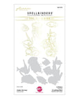 Spellbinders - Seahorse Kisses Collection - Glimmer Hot Foil Plate & Die Set - Under the Sea-ScrapbookPal
