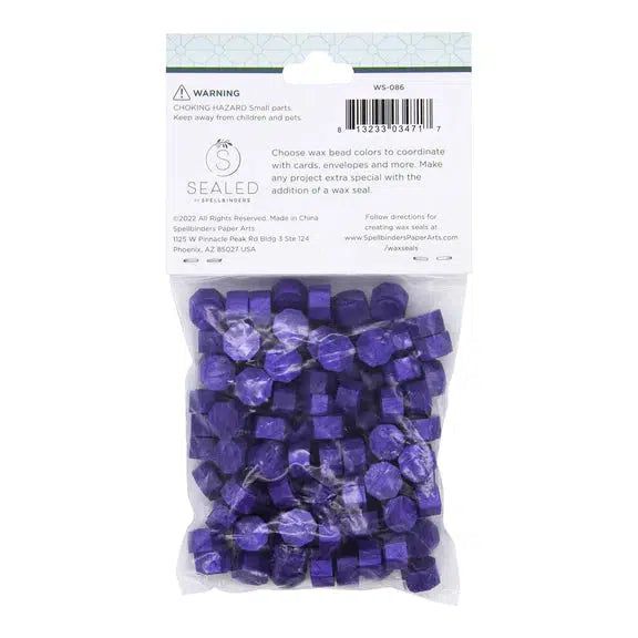 Spellbinders - Sealed Collection - Wax Beads - Twilight Purple-ScrapbookPal