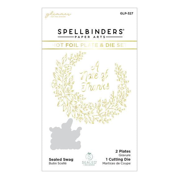 Spellbinders - Sealed by Spellbinders Collection - Glimmer Hot Foil Plate & Die Set - Sealed Swag-ScrapbookPal