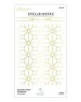 Spellbinders - Sealed by Spellbinders Collection - Glimmer Hot Foil Plate - Geometric Flower Background