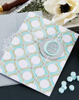 Spellbinders - Sealed by Spellbinders Collection - Glimmer Hot Foil Plate - Geometric Optical Background-ScrapbookPal