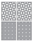 Spellbinders - Sealed by Spellbinders Collection - Stencils - Layered Geometric Flower-ScrapbookPal