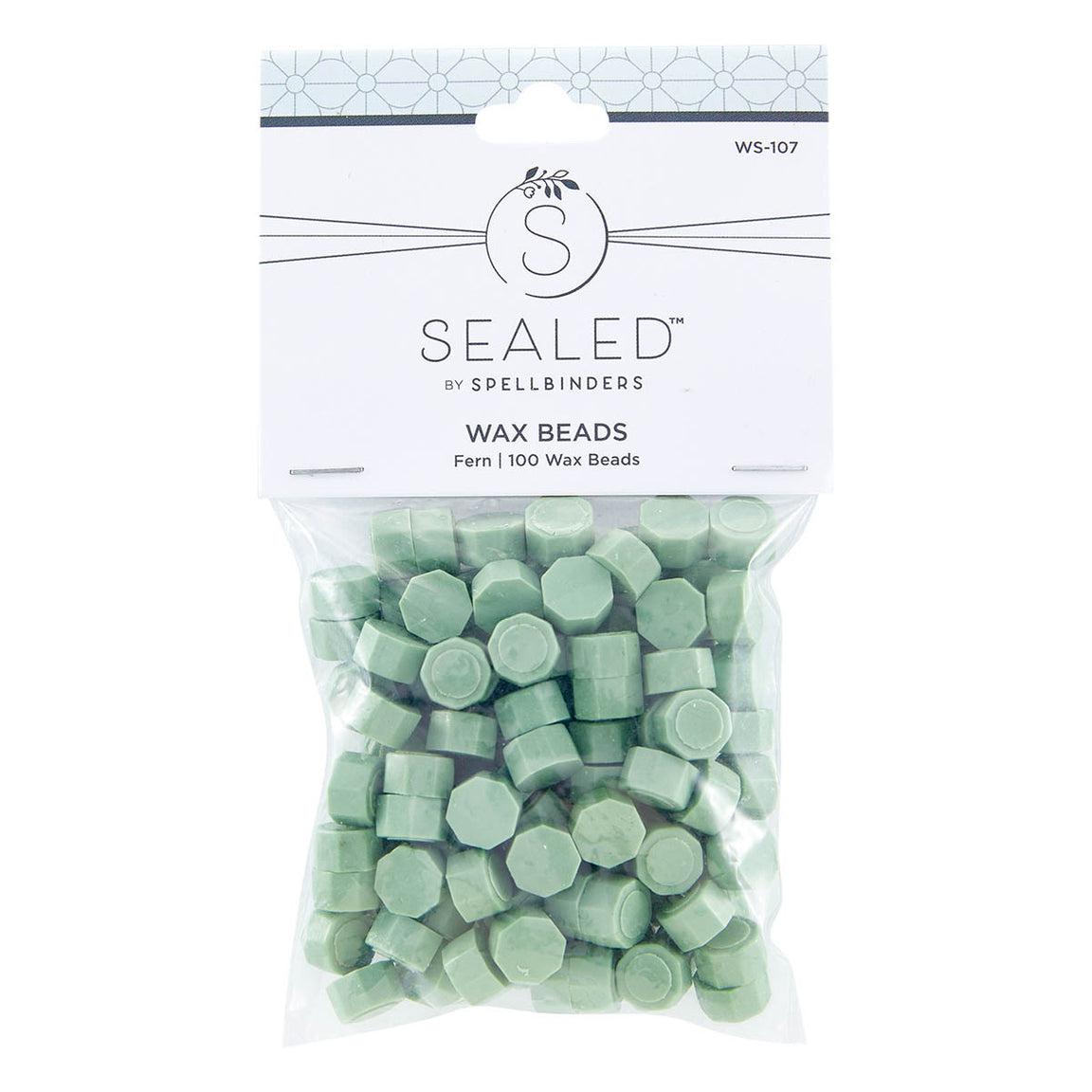 Spellbinders - Sealed by Spellbinders Collection - Wax Beads - Fern-ScrapbookPal