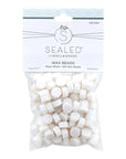 Spellbinders - Sealed by Spellbinders Collection - Wax Beads - Pearl White-ScrapbookPal