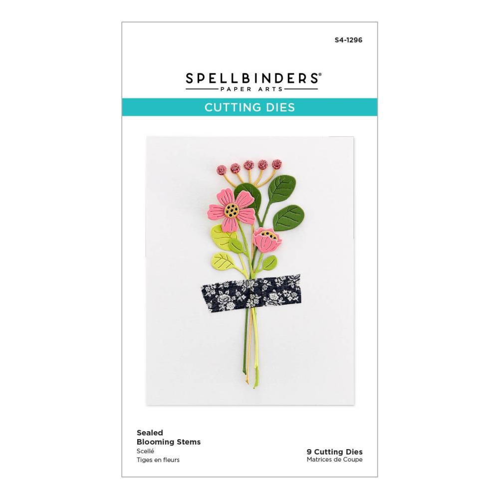 Spellbinders - Sealed for Summer Collection - Dies - Sealed Blooming Stems-ScrapbookPal