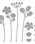 Spellbinders - Sealed for Summer Collection - Dies - Sealed Blooming Stems-ScrapbookPal