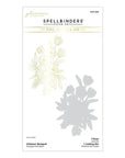 Spellbinders - Sealed for Summer Collection - Glimmer Hot Foil Plate & Die Set - Glimmer Bouquet-ScrapbookPal