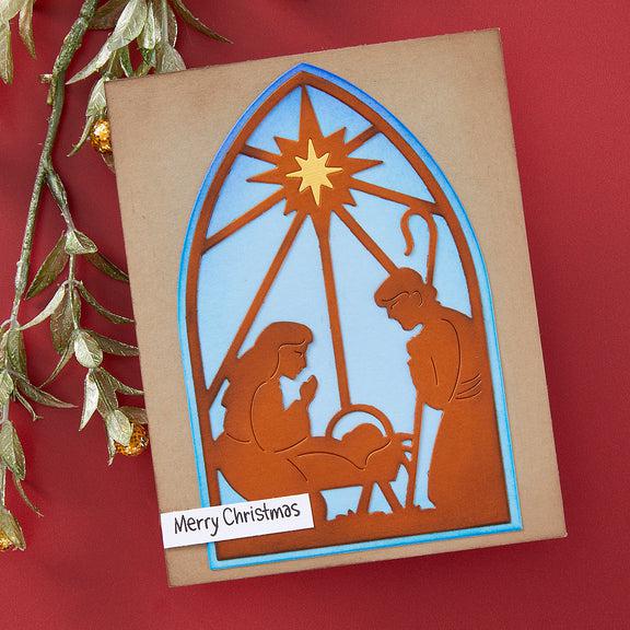 Spellbinders - Season of Wonder Collection - Dies - Christmas Morn Nativity-ScrapbookPal