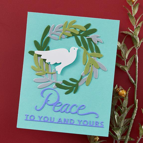 Spellbinders - Season of Wonder Collection - Dies - Peace Dove-ScrapbookPal