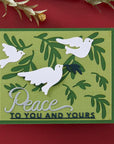 Spellbinders - Season of Wonder Collection - Dies - Peace Dove-ScrapbookPal