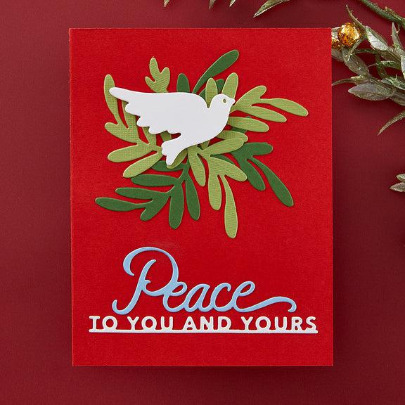 Spellbinders - Season of Wonder Collection - Dies - Peace Dove-ScrapbookPal