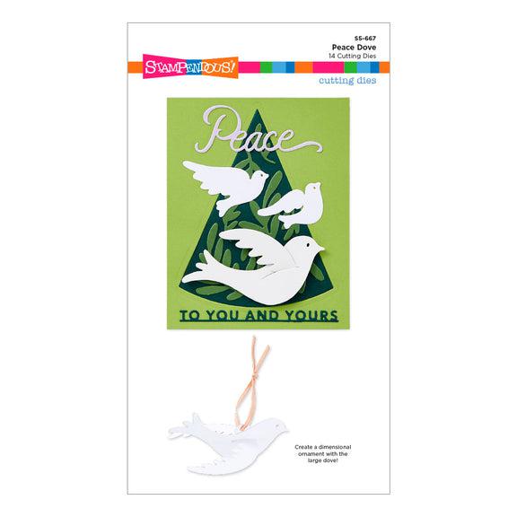 Spellbinders - Season of Wonder Collection - Dies - Peace Dove-ScrapbookPal