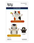 Spellbinders - Sending Hugs Collection - Dies - Congrats Cat-ScrapbookPal