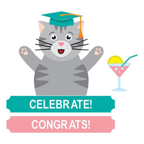 Spellbinders - Sending Hugs Collection - Dies - Congrats Cat-ScrapbookPal