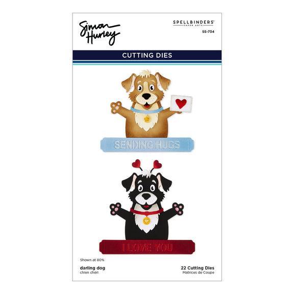 Spellbinders - Sending Hugs Collection - Dies - Darling Dog-ScrapbookPal