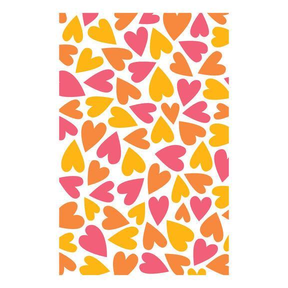 Spellbinders - Sending Hugs Collection - Stencils - Layered Puffy Hearts-ScrapbookPal