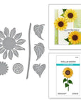 Spellbinders - Serenade of Autumn Collection - Dies - Sunflower Serenade-ScrapbookPal