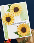 Spellbinders - Serenade of Autumn Collection - Dies - Sunflower Serenade-ScrapbookPal