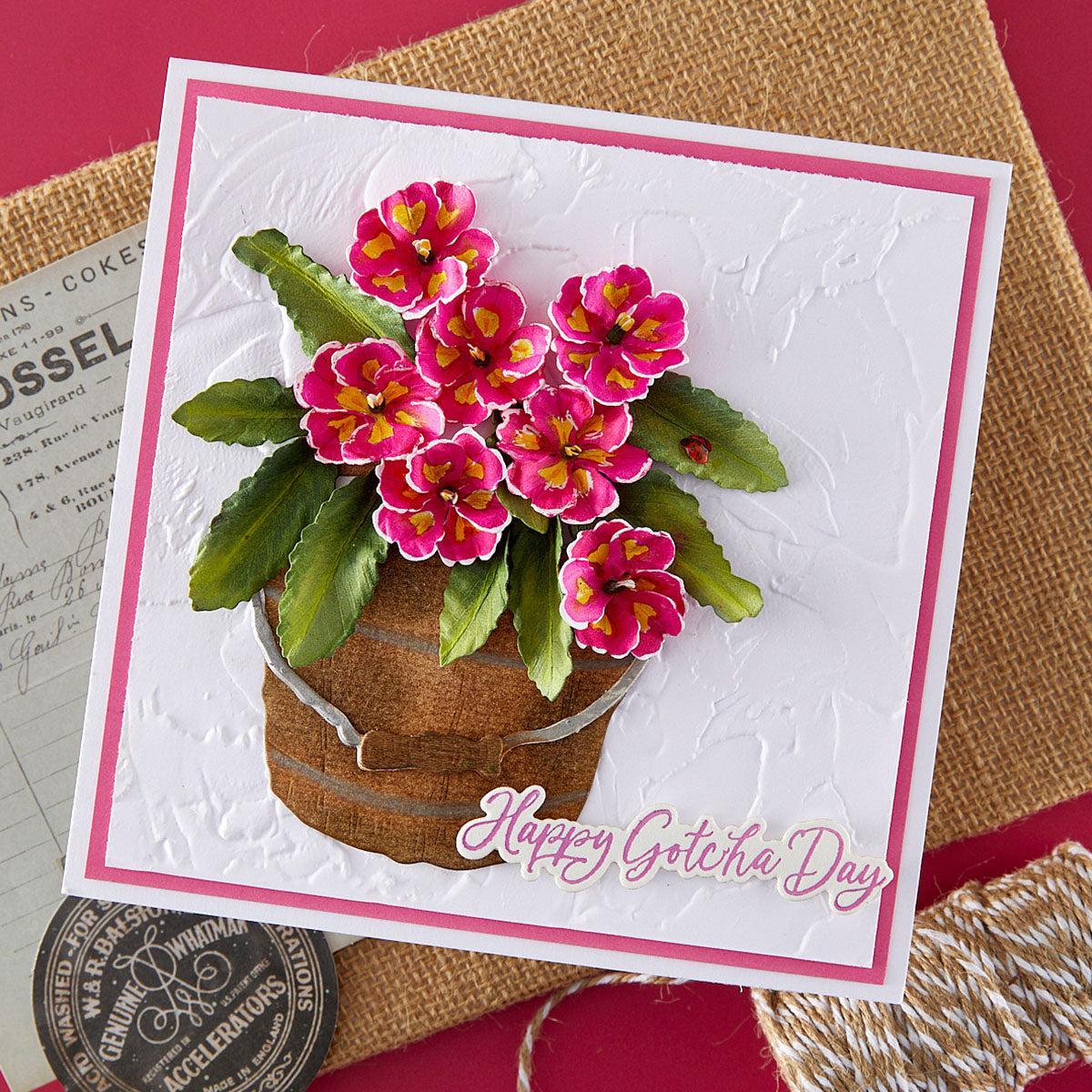 Spellbinders - Serenity Garden Collection - Dies - Primrose-ScrapbookPal