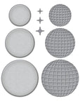 Spellbinders - Shine Bright Collection - Dies - Disco Balls-ScrapbookPal