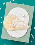 Spellbinders - Shine Bright Collection - Press Plates & Dies - Sparkle On Sentiments-ScrapbookPal