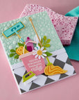 Spellbinders - Shiny New Day Collection - 3D Embossing Folder - Suds & Buds-ScrapbookPal