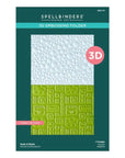 Spellbinders - Shiny New Day Collection - 3D Embossing Folder - Suds & Buds-ScrapbookPal