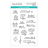 Spellbinders - Shiny New Day Collection - Clear Stamps - Shiny New Day Sentiments-ScrapbookPal