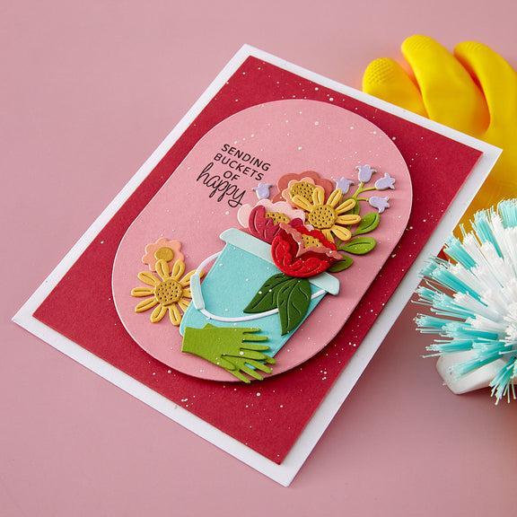 Spellbinders - Shiny New Day Collection - Dies - Petal Fresh-ScrapbookPal