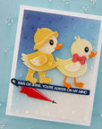 Spellbinders - Showered with Love Collection - Dies - Duck with Umbrella-ScrapbookPal