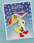 Spellbinders - Showered with Love Collection - Dies - Duck with Umbrella-ScrapbookPal