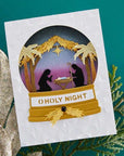 Spellbinders - Simon's Snow Globes Collection - Dies - Nativity Scene-ScrapbookPal