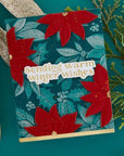 Spellbinders - Simon's Snow Globes Collection - Glimmer Hot Foil Plate & Dies - Wonderful Winter Sentiments-ScrapbookPal