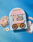 Spellbinders - Simple Vintage Flower Shoppe Collection - Dies - Flower Cart-ScrapbookPal